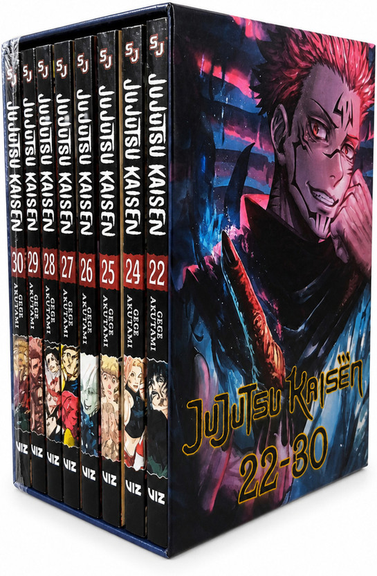 Jujutsu Jujutsu Kaisen Manga Box Set Vol 22-30 (Set Of 9 Books) | English Edition | Anime Comic Collection (Paperback, VIZ Media(Paperback, VIZ) - Flipkart Deal