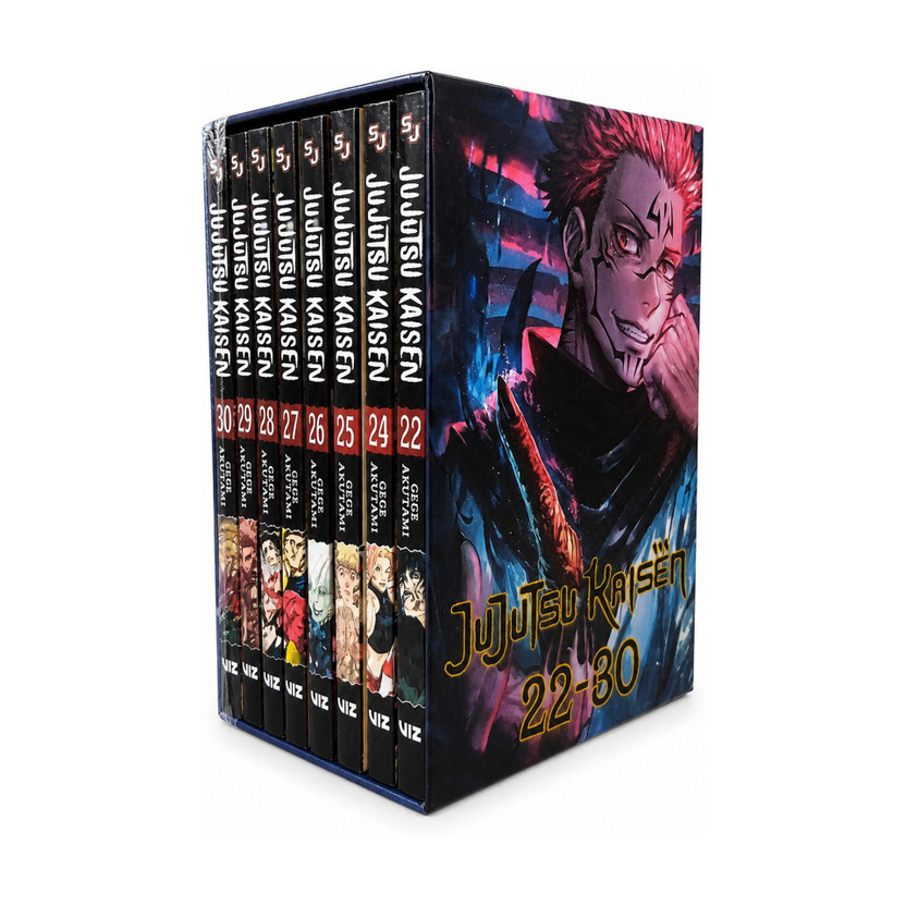 Jujutsu Jujutsu Kaisen Manga Box Set Vol 22-30 (Set Of 9 Books) | English Edition | Anime Comic Collection (Paperback, VIZ Me  - Jujutsu Kaisen Manga Box Set Vol 22-30 (Set Of 9 Books) | English Edition | Anime Comic Collection with 9 Disc(Paperback, Viz me) - Flipkart Deal