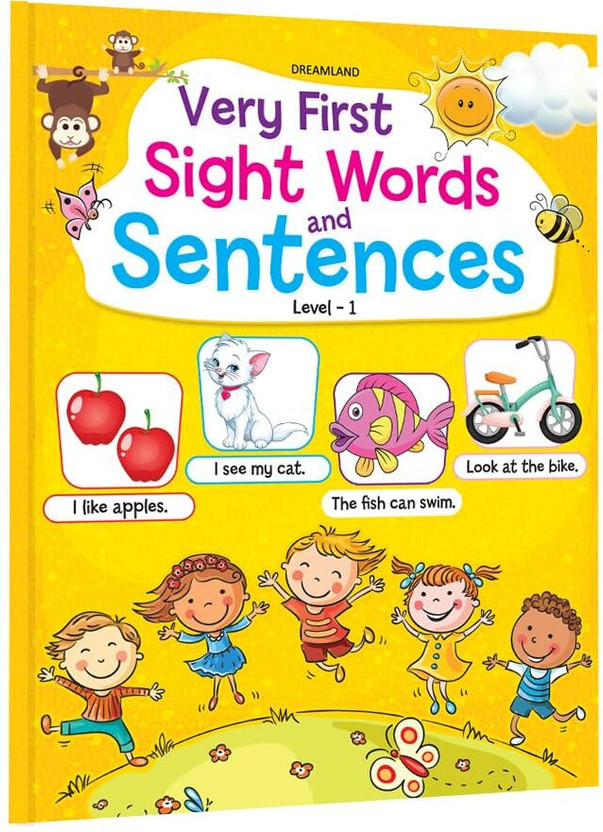 Very First Sight Words Sentences Level - 1  - Book for Kids Age 4 -8 years |Early Learning Book for Children, Dreamland Books, Activity Book For Children, Sight Words Books for kids(English, Paperback, unknown)