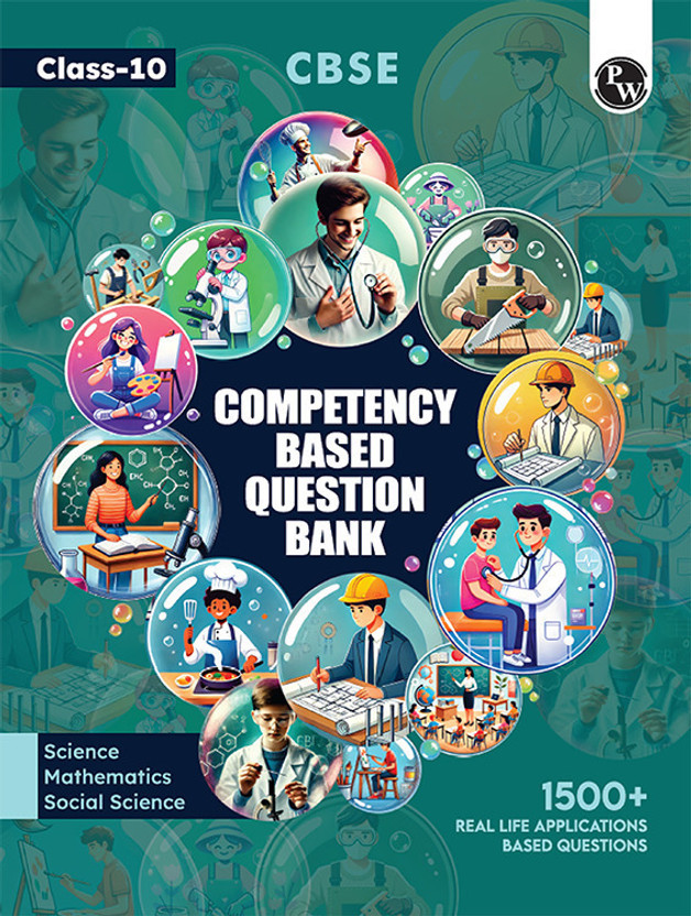Pw Cbse Class 10 Competency Based Question Bank for Board Exam l Science, Mathematics, Social Science(English, Paperback, unknown)
