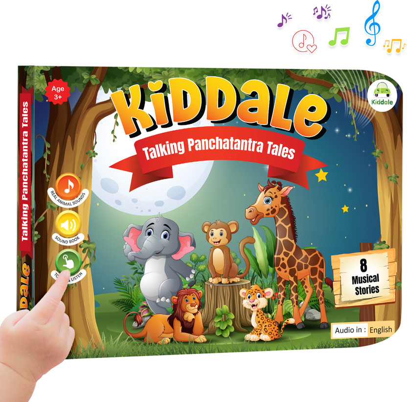 Kiddale Panchatantra Musical Audio Story Book(English) for 3-8 Year Kids| Engaging Picture Moral Stories with Touch-and-Play Sound(Board Book, Anshita Agrawal)
