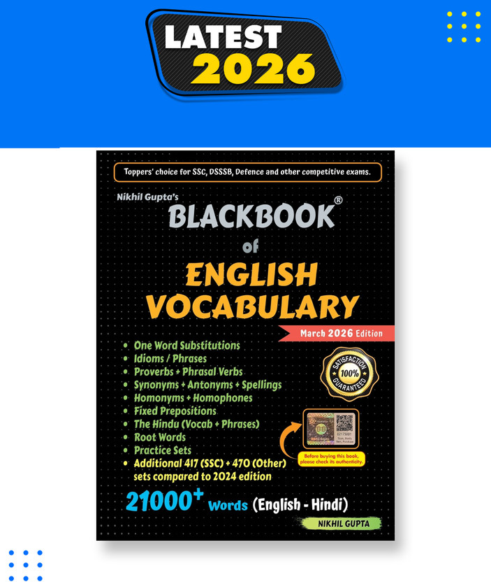 Blackbook of English vocabulary 2026(English, Paperback, Gupta Nikhil)
