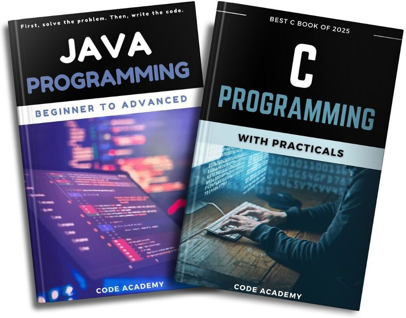 Java Programming with C Programming Book Bundle in Hinglish - With Free Ethical Hacking Course (Set of 2 Books)(Paperback, J. Clarke)