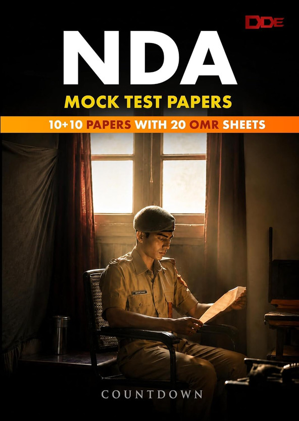 NDA Countdown Mock Test Papers with OMR Sheets(Paperback, Defence Direct Education)