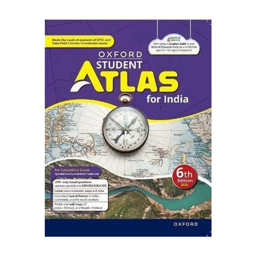 Oxford Student Atlas for India(English, Paperback, OUP India)