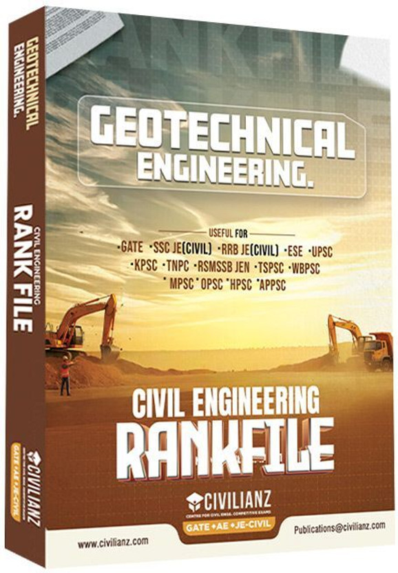 Geotechnical Engineering Rankfile  - Civil Engineering competitive exams book(Paperback, CIVILIANZ)
