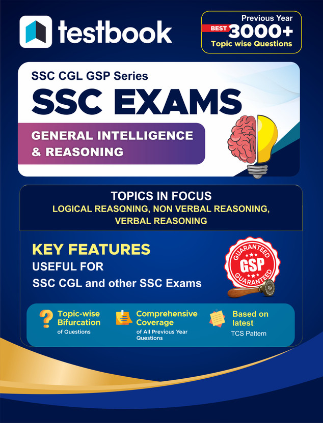 SSC: General Intelligence & Reasoning | Theory + MCQs: Best 1200+ Questions | English Medium  - Useful for SSC CGL, SSC CGL, SSC CHSL, SSC MTS, SSC CPO, SSC Selection Posts(Paperback, Testbook)