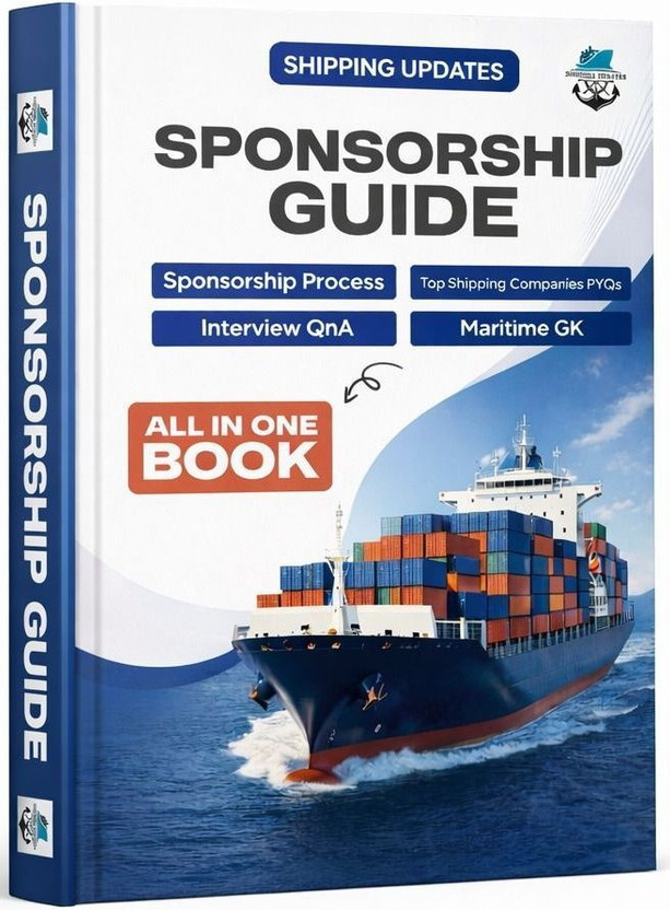 Sponsorship Guide  - Crack Company Sponsorship | Complete Guide for DNS, B.Sc Nautical Science & Marine Engineering | Company-Wise Questions for Written & Interview Preparation(Paperback, Shipping Updates)