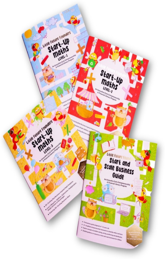 "Ultimate Business Guide & Startup Maths Activity Book Set 
(Set of 4 books)"(Paperback, Sonia Agarwal Bajaj)