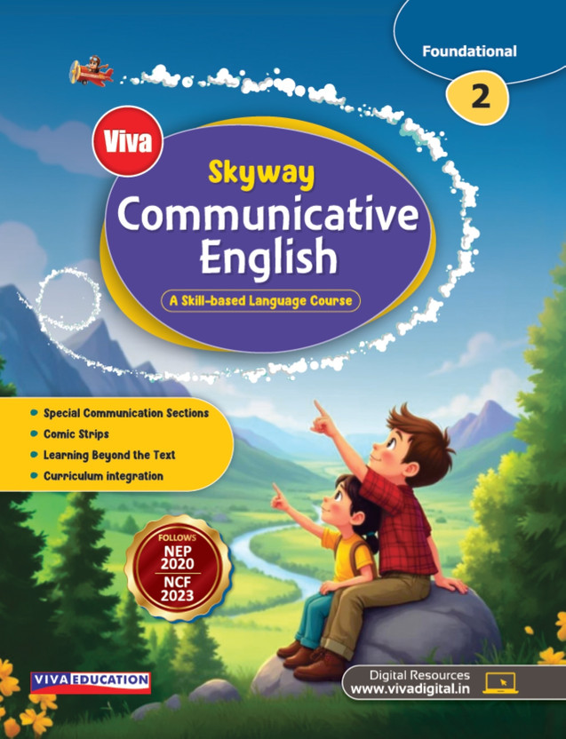 Skyway Communicative English Class 2 | First Published 2026 | For Academic Session 2026-27 | A Comprehensive Skill-Based Language Course for Effective Communication (Middle Level) | Reading, Writing, Grammar, Vocabulary Development, Critical Thinking, and 21st-Century Language Learning | Aligned wit