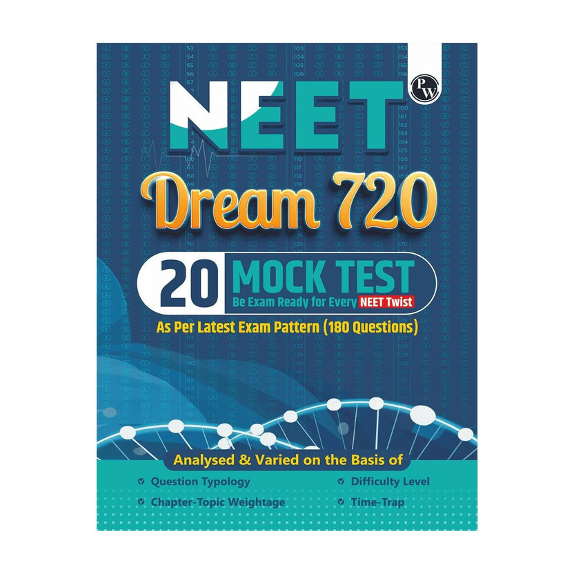 ( OLD EDITION ) PW NEET 20 Mock Tests Dream 720 For 2025-26 Exams | New Exam Pattern (180 Ques) (Paperback, Phyiscs Wallah)(Paperback, Phyiscs Wallah)