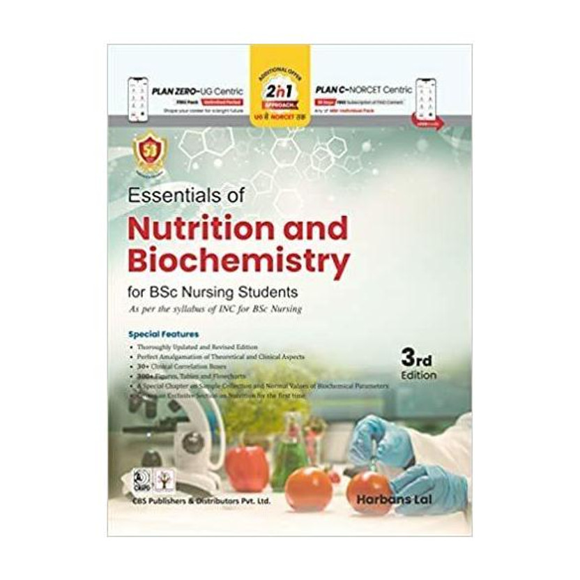 Essentials Essentials of Nutrition and Biochemistry For BSc Nursing Students 3rd Ed. (PB-2023)(Paperback, Harbans Lal) - Flipkart Deal