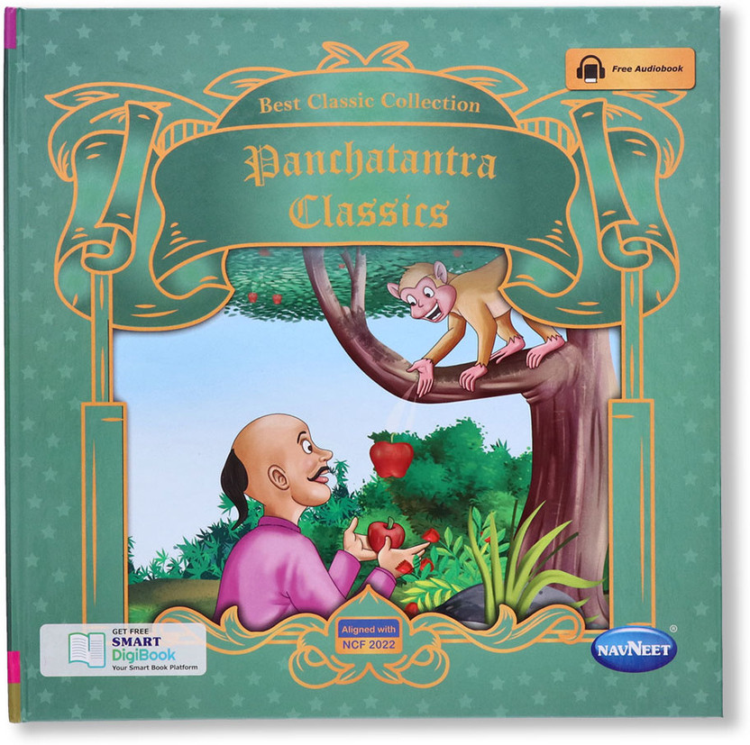Navneet Best Classic Collection- Panchatantra Classics Vocabulary Words- With Colourful Illustrations- Read aloud stories- Bedtime Stories- Audio Book- Social-Emotional(Paperback, Navneet Education Limited)