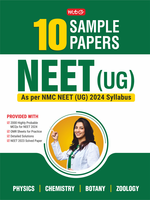 NEET 10 Sample Papers as per NMC NEET UG 2024 Syllabus | NEET Mock Test Papers with OMR Sheet(English, Paperback, unknown)