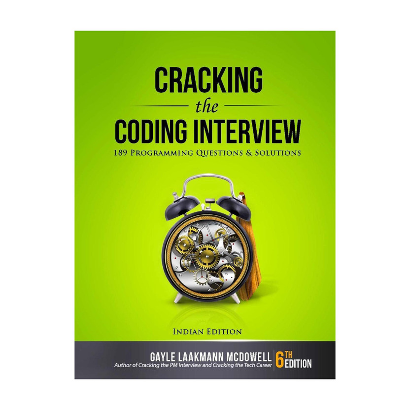 Cracking Cracking the Coding Interview(English, Paperback, McDowell Gayle Laakmann) - Flipkart Deal