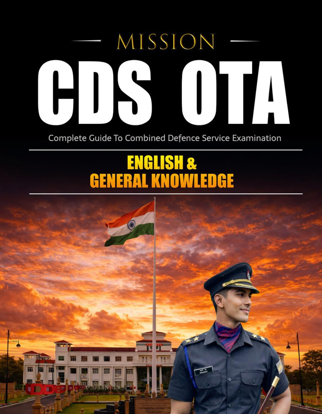CDS OTA Book : Guide To Officers Training Academy | Latest Pattern English & In depth NCERT GK with Maps, Diagrams and Visual Charts(Paperback, Defence Direct Education)