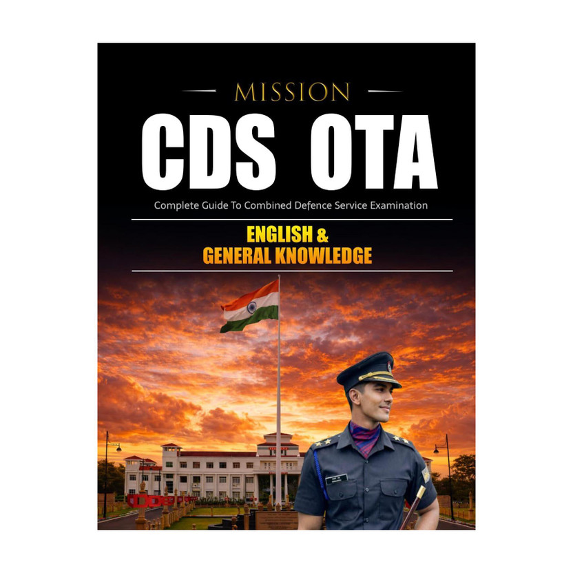CDS OTA Book : Guide To Officers Training Academy | Latest Pattern English & In depth NCERT GK with Maps, Diagrams and Visual Charts(Paperback, Defence Direct Education)