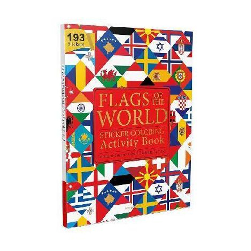 Flags Flags of the World - Sticker Coloring Activity Book For Children : Continent, Country, Capital, Language and Currency(English, Paperback, Wonder House Books) - Flipkart Deal