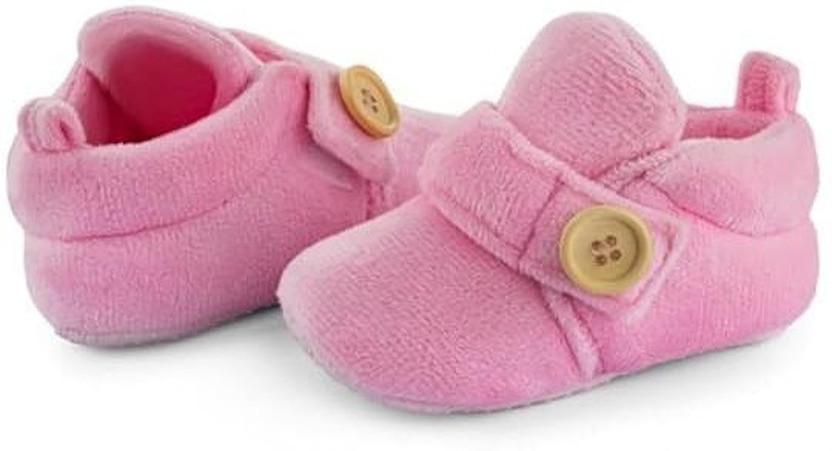Angaakar Angaakar BABY BOOTIES SOFT & COMFORTABLE SHOES FOR BABY BOYS & GIRLS Booties(Toe to Heel Length - 15 cm, Pink) - Flipkart Deal