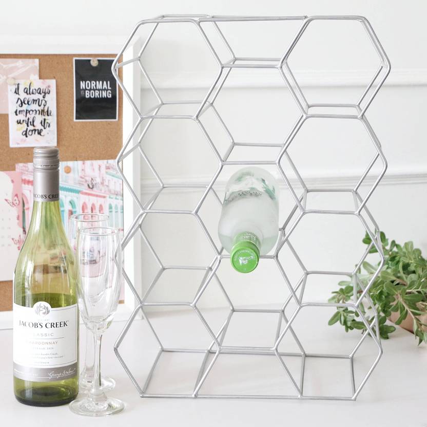 lets elevate Iron Wine Rack Price in India Buy lets elevate Iron Wine