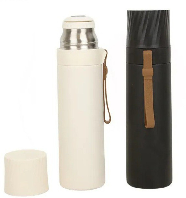 Zwarte Zwarte Tuff Stainless Steel Series Kent Flask Hot and Cold Stainless Steel Water Bottle 500 ml Steel Bottle(Pack of 1, Multicolor) - Flipkart Deal