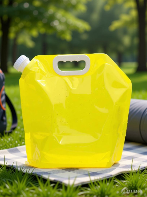 SYGA WaterPouch_Yellow 5000 ml Plastic Bottle(Pack of 1, Yellow)