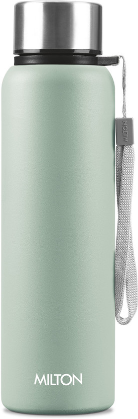 MILTON Brim 1000 Stainless Steel Water Bottle, 875 ml, Light Green 875 ml Steel Bottle(Pack of 1, Green)