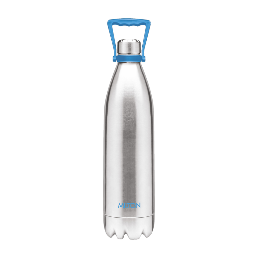MILTON MILTON Duo With Handle 2200 2.01 L Steel Bottle(Pack of 1, Silver) - Flipkart Deal