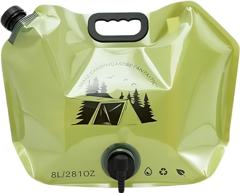 Snevad Snevad Collapsible Water Storage Bag with Tap, Portable Foldable Water Tank Container Waterproof Multipurpose Bag(Multicolor, 8 L) - Flipkart Deal