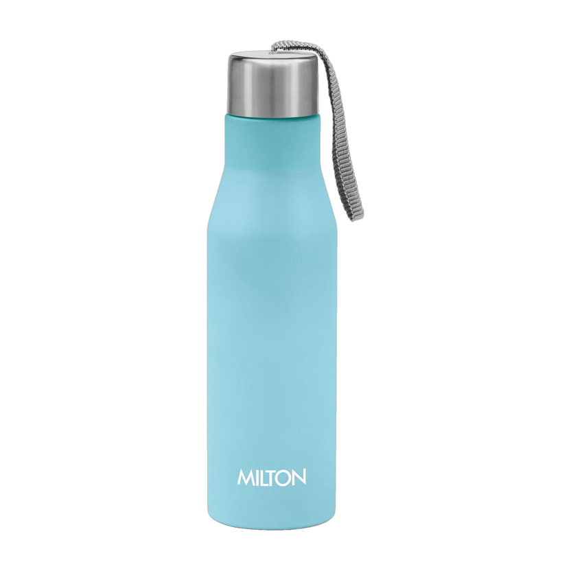 MILTON Super 1000 Stainless Steel Water Bottle 1000 ml Stainless Steel Bottle(Pack of 1, Light Blue)