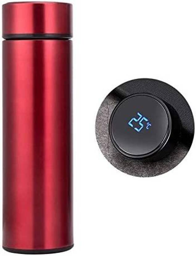 IndusBay 500 ML Thermos Insulated Hot Cold Flask LED Temperature