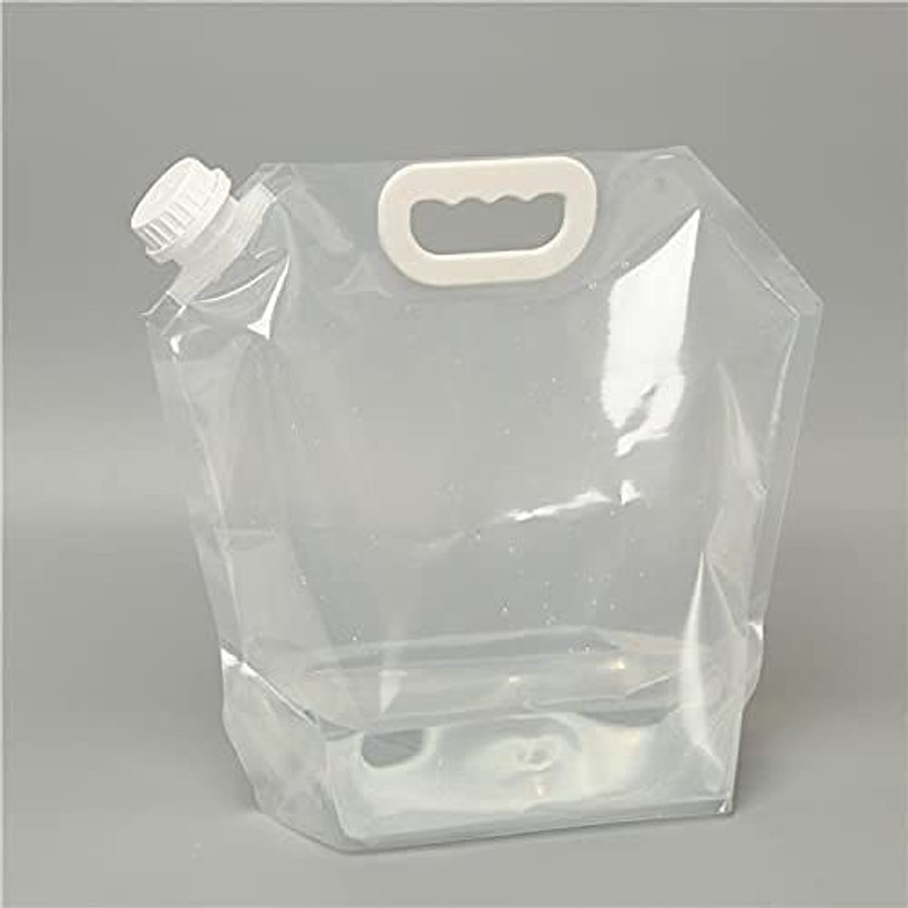 SYGA WaterPouch_Transparent 5000 ml Plastic Bottle(Pack of 1, White)