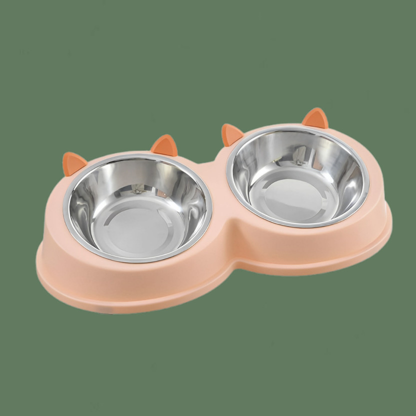 DAYUDIL PupWhisper Plastic Pet Bowl(1 L Pink)