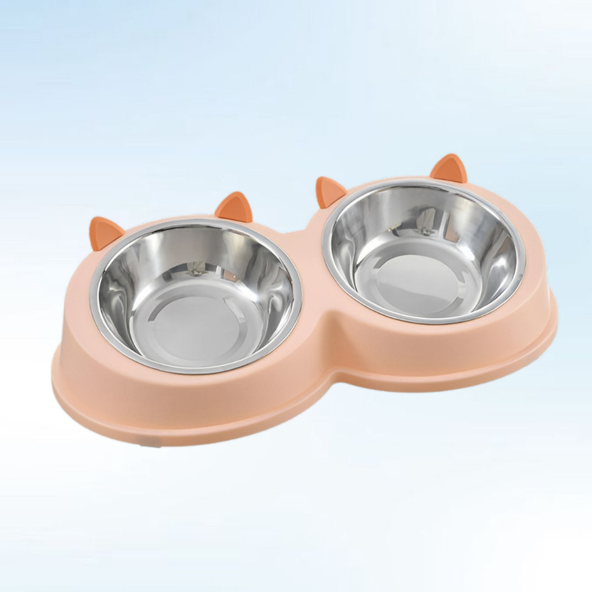 DAYUDIL Pawfection Plastic Pet Bowl(1 L Pink)