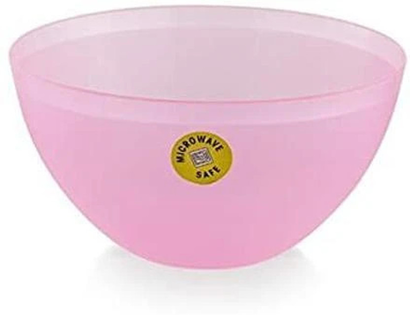 AL ATASH Plastic Mixing Bowl 2800ML for Mixing cakeDonuts Batter Food Grade Plastic Serving Bowl(Pack of 1, Multicolor)