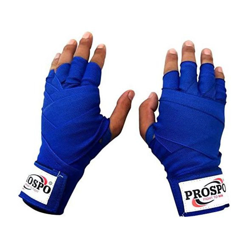 PROSPO PROSPO Mexican Boxing Hand Wraps, Stretch wrap, Hand Wraps -180 inch(4.5 Meter, Blue) Boxing Hand Wrap(180 inch) - Flipkart Deal