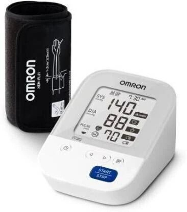 OMRON HEM 7156 Bp Monitor HEM 7156 T Digital Blood Pressure Monitor Bp Monitor(White)