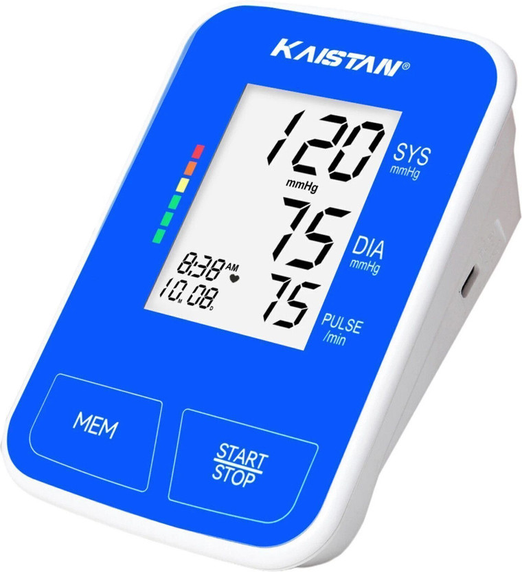 KAISTAN Automatic Digital Blood Pressure Monitor USB (Type - C) Bp Monitoring Machine Suitable for Patient & Professional Use - Bp Monitor(Royal Blue)