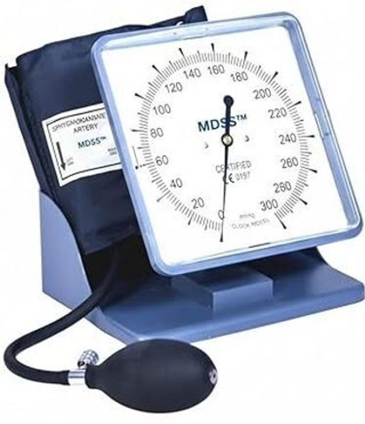 MDSS Aneroid Sphygmomanometer Bp Monitor bp machine | blood pressure machine | bp apparatus | manual sphygmomanometer Bp Monitor(Blue, White)