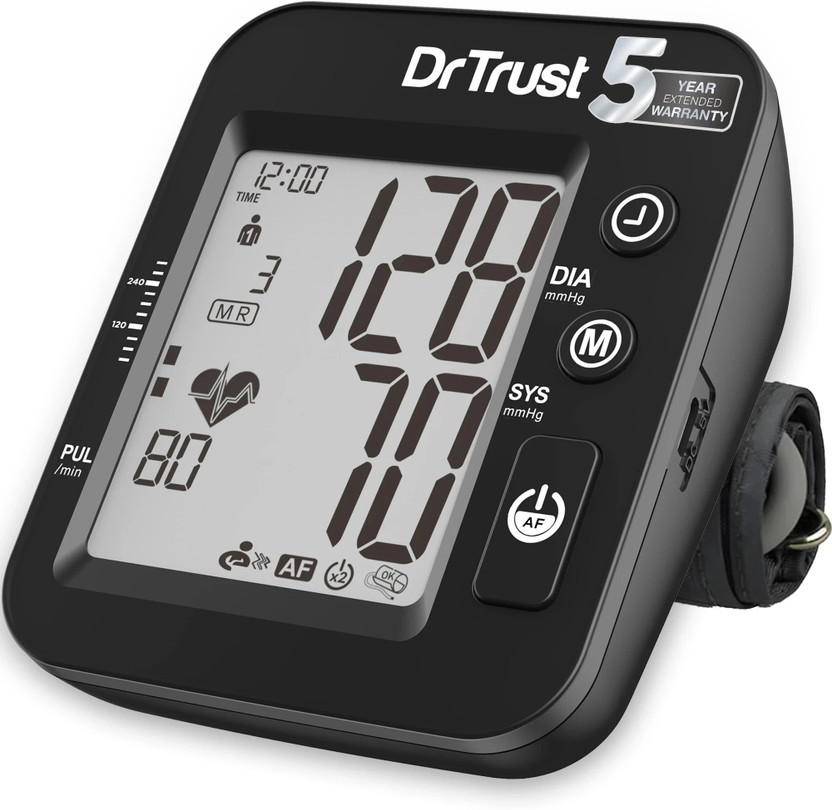 Dr Trust USA Intellitrack 131 Digital Blood Pressure BP Machine Bp Monitor(Black)
