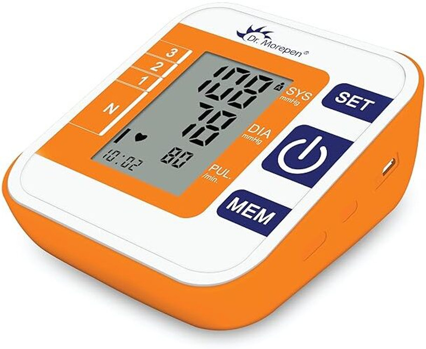 Dr. Morepen bp14 bp14 Bp Monitor(orange and white)