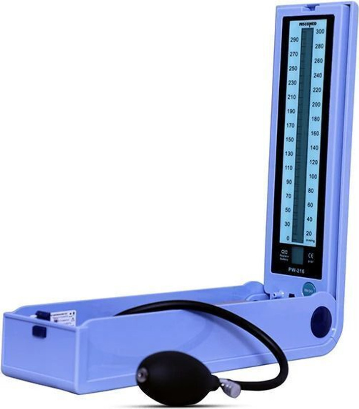 NISCOMED PW-216 LCD Type DIspaly sphygmomanometer Bp Monitor(Blue)