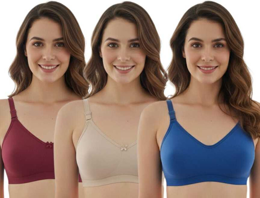 SuTJena SuTJena Women Minimizer Non Padded Bra(Multicolor) - Flipkart Deal