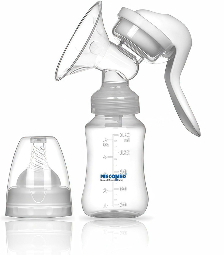 NISCOMED First Feed Manual Breast Pump  - Manual(Clear)
