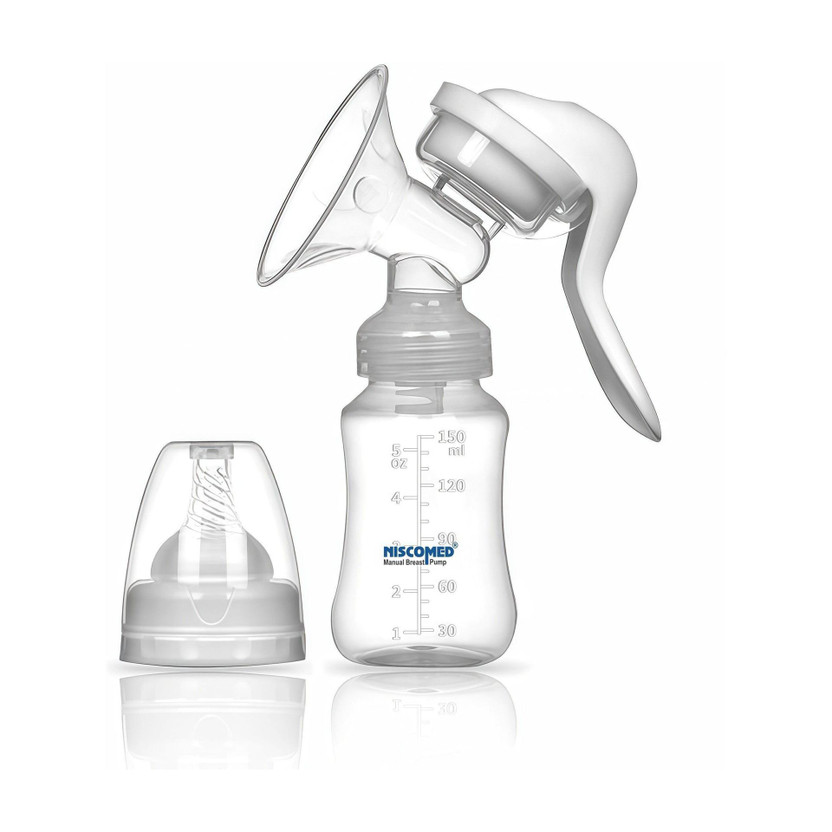 NISCOMED First Feed Manual Breast Pump  - Manual(Clear)