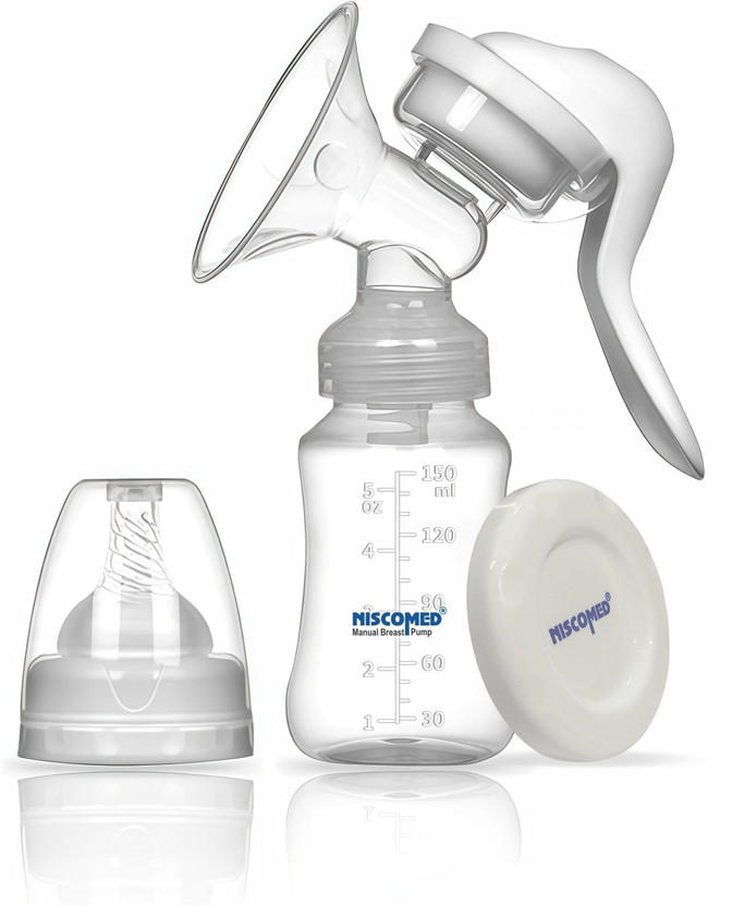 NISCOMED First Feed Manual Breast Pump  - Manual(White)
