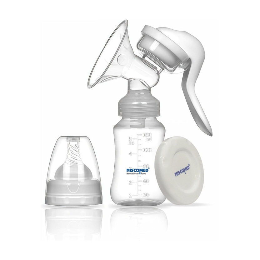 NISCOMED First Feed Manual Breast Pump  - Manual(White)