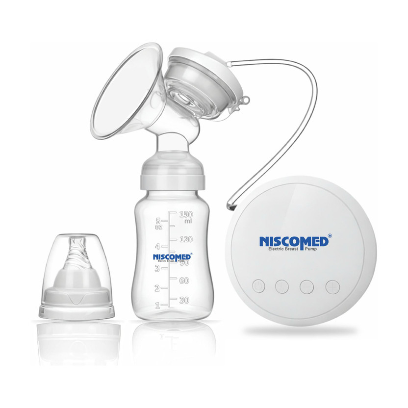 NISCOMED First Feed Electric Breast Pump Oprated by USB Not Rechargeable  - Electric(White)