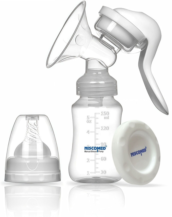 NISCOMED First Feed Manual Breast Pump  - Manual(White)