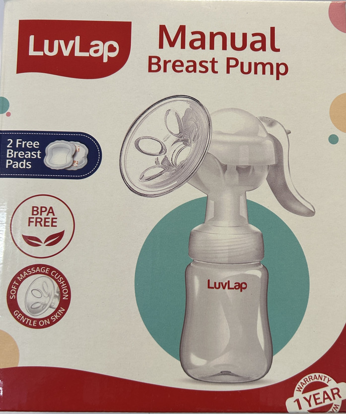 LuvLap Manual Breast Pump  - Manual(Transparent)